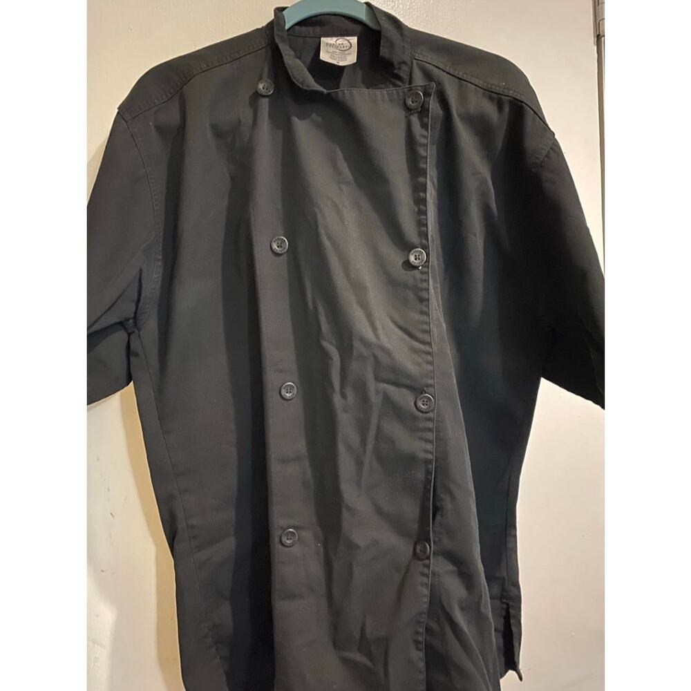 Mercer Culinary Chef Coat Black Size Medium Unisex